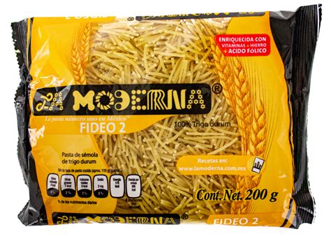 Pasta P Sopa Fideo 2 La Moderna 200 Gr