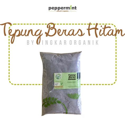 Jual Lingkar Organik Tepung Beras Hitam Gluten Free Mpasi Gram