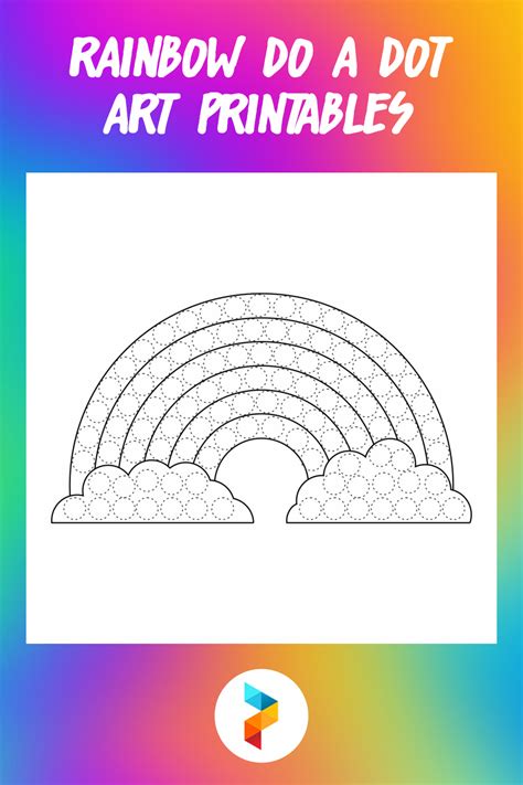 Rainbow Do A Dot Free Printable