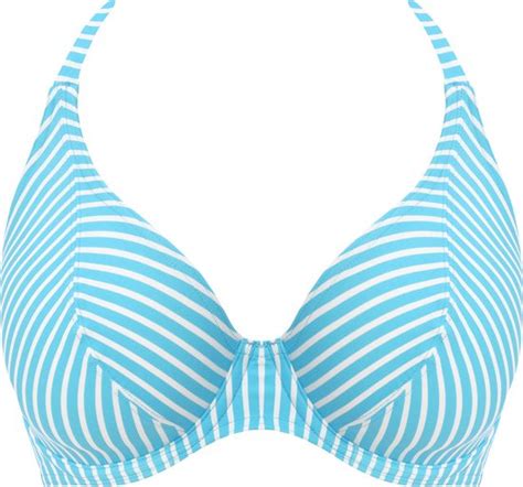 Freya Jewel Cove Uw Halter Bikini Top Dames Bikinitopje Stripe