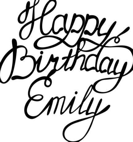 Happy Birthday Emily Images With Wishes | The Birthday Best