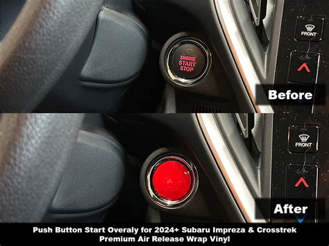 Crux Moto Push Start Overlay For 2024 Subaru Imperza And Crosstrek Crux Motorsports