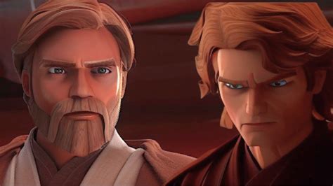 Anakin Vs Obi Wan W Clone Wars Animation Youtube