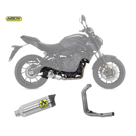 ESCAPE ARROW 71930AK THUNDER ALUMINIO CON FONDO CARBONO YAMAHA MT 07 2021