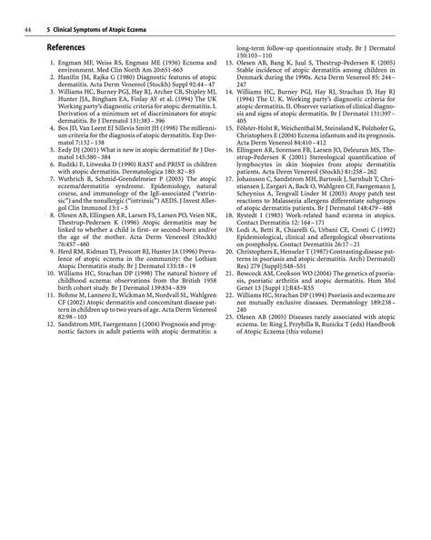Clinical symptoms of eczema | PDF