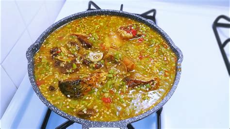 How To Make Okra Soup Nigerian Okra Soup Youtube