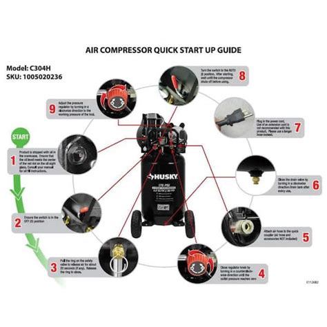 Husky 20 Gallon Air Compressor Parts Diagram Diagram