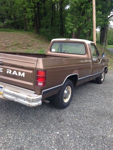 1987 Dodge Ram 150 Long Bed Pick Up Truck 106k Miles Slant 6 Classic