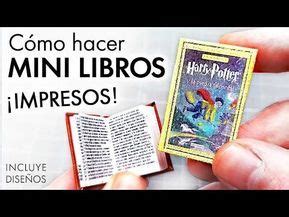 1 Haz en MINIATURA tus LIBROS FAVORITOS Cómo hacer Mini libros