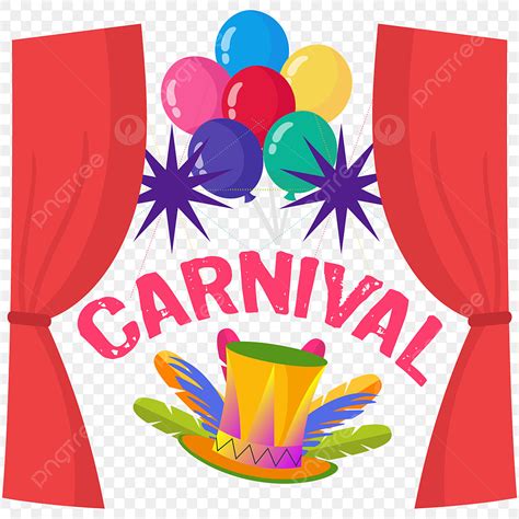 Carnival Elements Vector Art PNG Happy Carnival Elements Vector