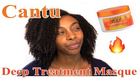 Cantu Deep Treatment Masque On Natural Type 4a4b Hair Xorocky Youtube