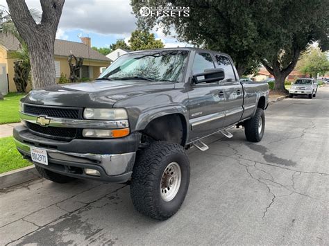 2002 Chevrolet Silverado 2500 Hd American Racing Outlaw Ii Rough Country Custom Offsets