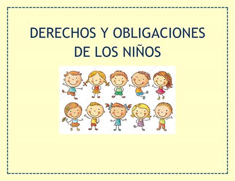 Derechos y Deberes de los Niños Un Collage Vital dinamico