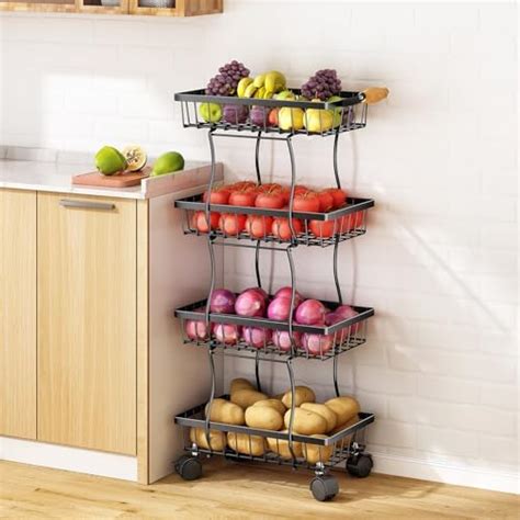 Amazon Fruit Basket For Kitchen Pantry Organizers Tier With