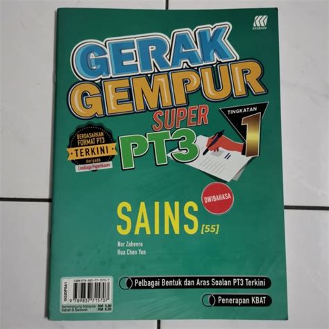 Gerak Gempur Super Pt3 Sains Tingkatan 1 Dwibahasa Buku Latihan Form 1