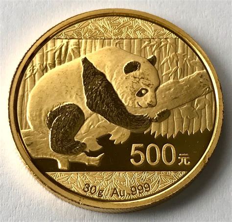 China 500 Yuan 2016 Panda 30g Catawiki