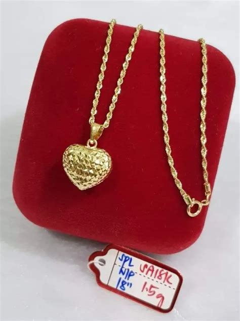 18karat Saudi Gold Necklace Pawnable Lazada PH