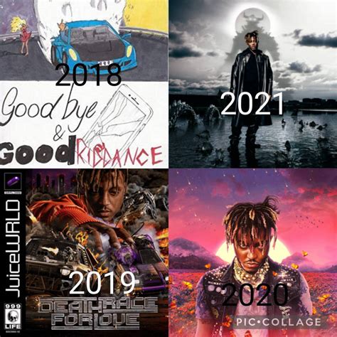 Juice WRLD's album throughout the year by ArtyDoesPictures on DeviantArt