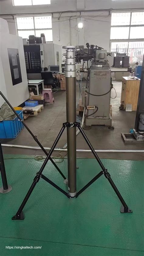 Telescopic Mobile Tripod Heavy Antenna Mast Camera Pole Long Distance