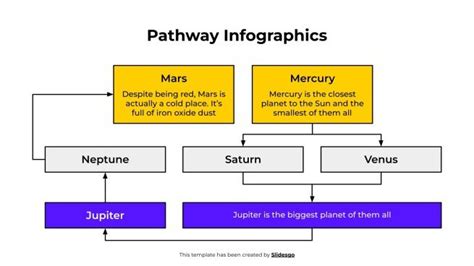 pathway infographics template