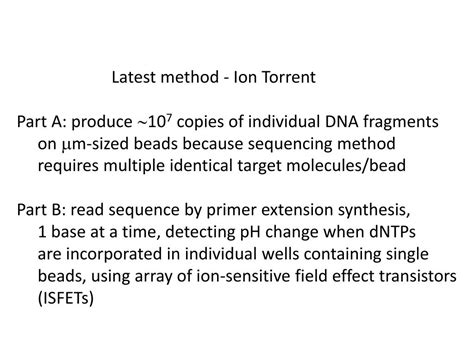 Ppt Dna Sequencing I Historical Method Sanger N Chain Termination