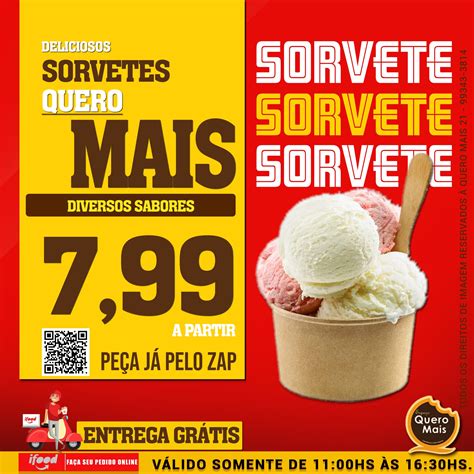 Quero Mais Sorveteria e Lancheria - Filial Sepetiba - RJ