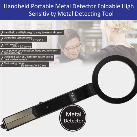 Handheld Faltbare Metall Detektor Faltbare Hohe Em Grandado