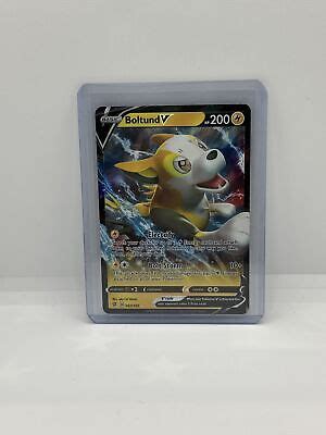 Pok Mon Tcg Boltund V Rebel Clash Holo Ultra Rare Card Ebay