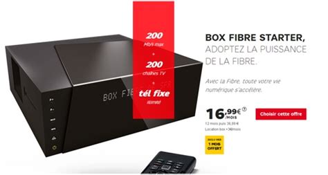 Sfr Offre Une Promotion Sur Ses Forfaits Box Fibre Optique Comparatif