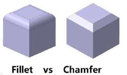 Understanding The Differences Fillet Vs Chamfer In Design And