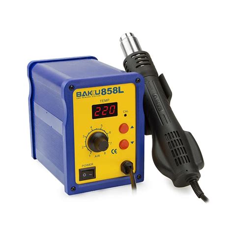 Baku Bk 858l High Quality 110v 220v Led Plastic Digital Smd Welding Hot Air Heat Gun For Repair