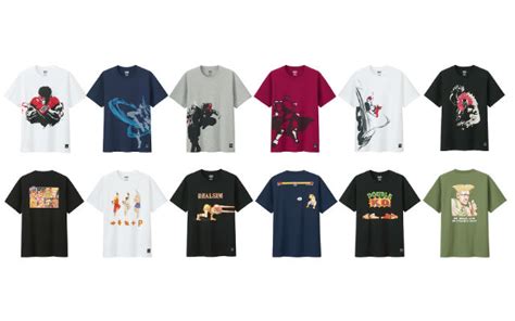 Uniqlo Teams Up With Capcom For Street Fighter Old And New T Shirt