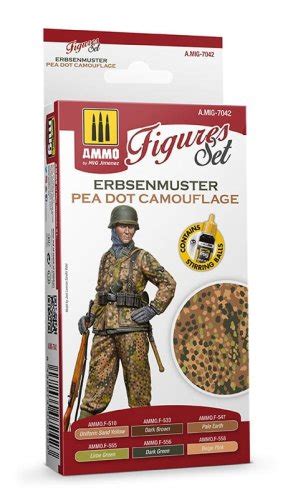 Ammo Mig 7042 Zestaw Farb Erbsenmuster Pea Dot Camouflage Sklep