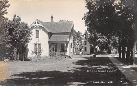 Residence - Burr Oak, Michigan MI Postcard | OldPostcards.com