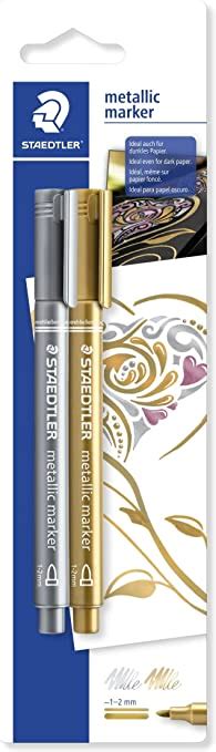 Staedtler Metallic Marker Feutres Encre M Tallique Pour Loisirs