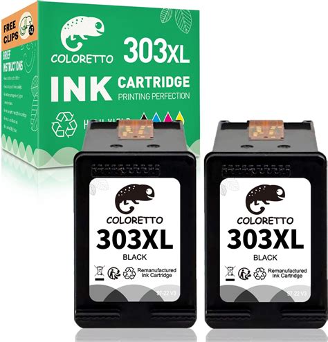 Xl Black Coloretto Remanufactured Printer Ink Cartridge