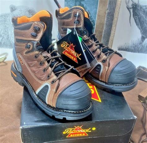 Thorogood Genflex Brown Hiker Work Boots Lace Toe