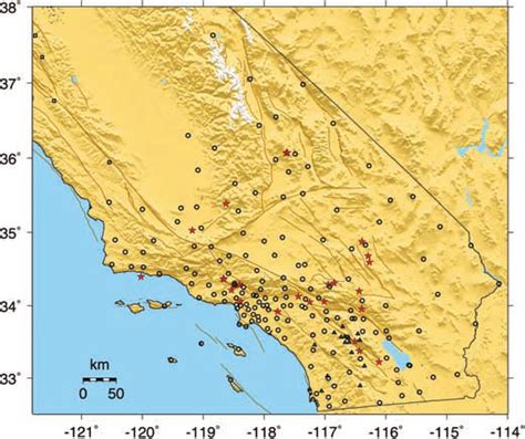 Usgs California Earthquake Map : Faultline Earthquakes Today Recent ...