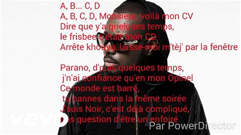 Paroles Maître Gims Abcd Youtube