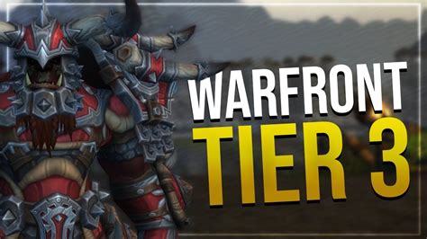 Warfront Tier Mail Armor Hunter Shaman All Horde Male Female