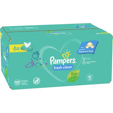 Pampers Fresh Clean nedves törlőkendő 6x80 db eMAG hu