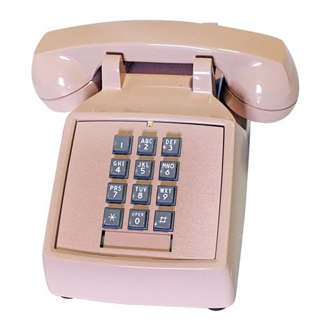 Beige Push Button Desk Phone Restored And Working Touch Tone Telephone