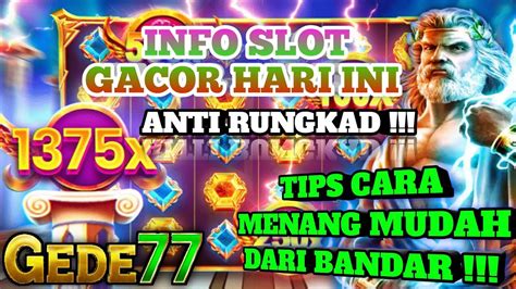 INFO SLOT GACOR HARI INI POLA GACOR OLYMPUS HARI INI POLA ZEUS HARI