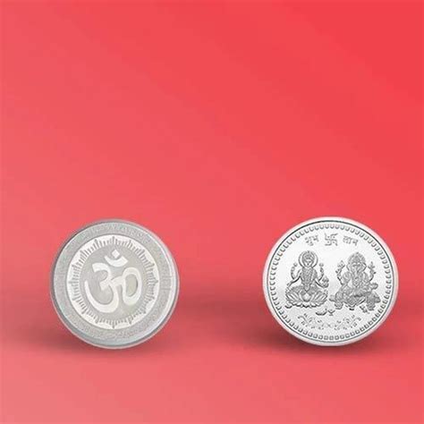 Silver Plated Laxmi Ganesh Ji Coin For Gift And Pooja, गणेश जी के चांदी ...