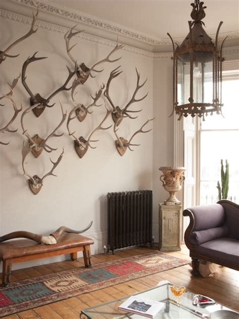 I Use Antlers In All Of My De Corating Antlers Decor Living Room