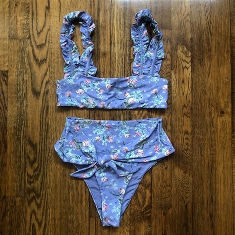 Weworewhat Swim We Wore What Como Top Riviera Bottom Xs Bikini