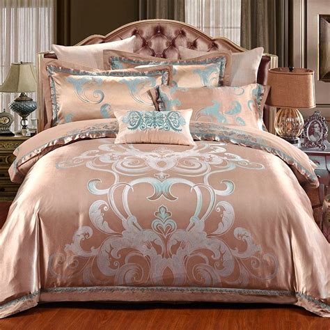 Rose Gold Bedding Set Queen Hanaposy