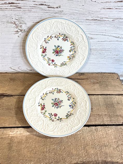 Vintage Wedgwood Patrician Argyle Plates Replacement Etsy