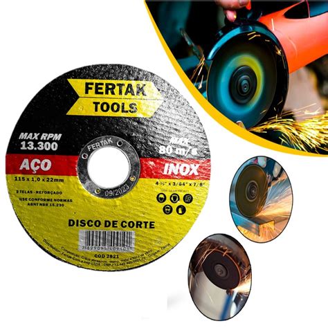 Disco De Corte Para Inox 4 5 Fertak 2821 MA Global Commerce