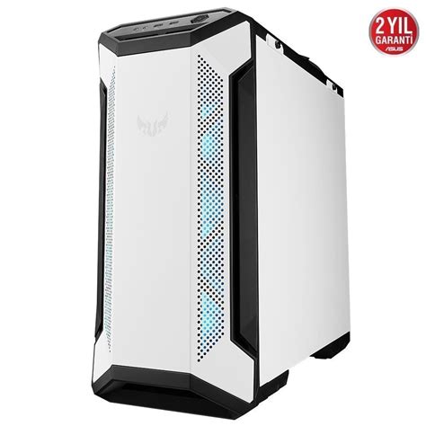 ASUS TUF Gaming GT501 White Edition RGB Tempered Glass Mid Tower Kasa